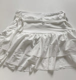 named strap frill skirt