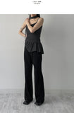 Daily Ribbed Bootcut Pants