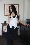 Vacation Ruffle Halter Sleeveless