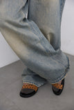 Back Pocket Washing Denim