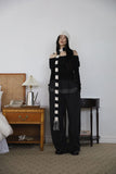 Peulinjeu Boucle Knit Thin Muffler