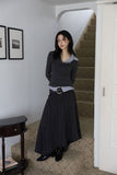 ST Unbalanced Geek Chic Long Skirt