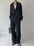 [Setup Available/Unisex] Colin Pintuck Overfit Denim Shirt Jacket