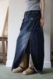 Leather belt middle boots