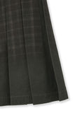 VINTAGE CHECK WRAP PLEATS SKIRT