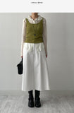 Johnny Cotton Flare Long Skirt