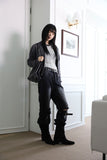 Eyelet cowhide belt