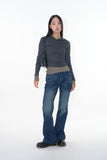 Veil modal hood long sleeve