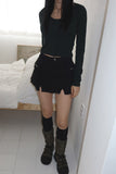 Padded string middle ugg boots