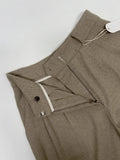 [wool30%/FW] Twill Wool High-Waist Slacks