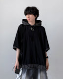 Crunch Layered Half Hoodie