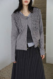 Rev Frill Knit Cardigan