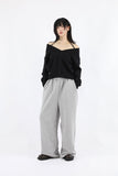 Back Circle Wide Pants