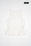 Dot see-through layered one piece