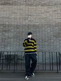 KL Stripe Button Knit