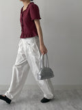 Lily Frill Short Sleeve Blouse