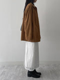 Cube Suede Single Half Jacket