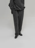 Uni Ribbed Knit Setup Pants
