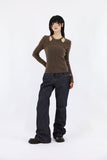 Jennifer open shoulder knit
