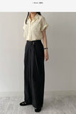 Raschel Nylon Wrap Wide Pants