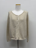 Rise Crop Knit Cardigan
