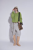 paper leather long boots