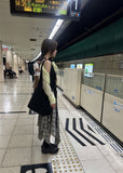 RAW CHECK SKIRT