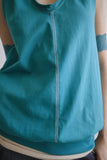 OPEN-BACK DRAPED HALTER TOP