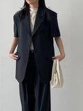 Florence 3-Button Over Fit Half Jacket