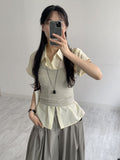 Lollipop Stripe Halter Neck Sleeveless