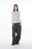 Choco balloon boyfit pants