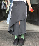 OVERLAY FOLD SKIRT