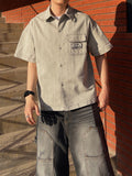 Double-Pocket Carpenter Bermuda Denim