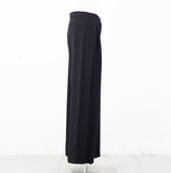 Rich two-pin tuck wide slacks
