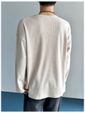 Module Basic Waffle U-neck Long Sleeve