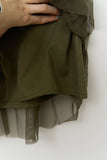 (W) Ink Frill Skirt