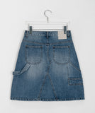 Pacoy carpender denim midi skirt