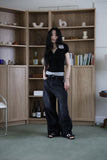 Heaven Lettering Denim Pants