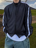 Reverse Mash Zip-Up Jacket