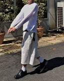 Summer See-Through Waffle Knit