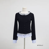 Sally Layered Shirt Cardigan