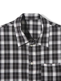 East Cropped Square Check Shirt