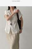 Wrinkle Wrap Layered Wide Pants