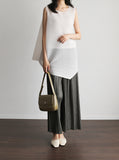 [Premium] Linea Pleats Unbalance Sleeveless