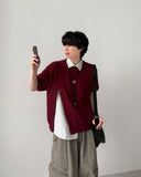 Summit Slash Half Knit