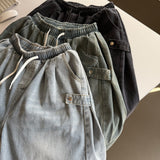 Adjust Banding Denim Pants