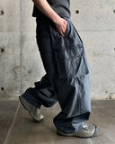Vintage Washed Cargo Banding Pants
