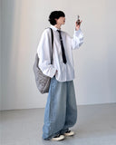 Ice Curve Wide Denim