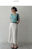 Halter Bustier Short Sleeve T-Shirt