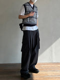 Jacquard V Knit Vest